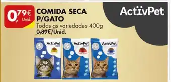 Pingo Doce Active Pet Comida Seca P/Gato 400g promoção