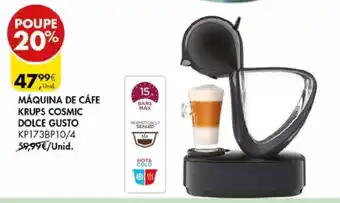 Pingo Doce Máquina de Cáfe Krups Cosmic Dolce Gusto promoção