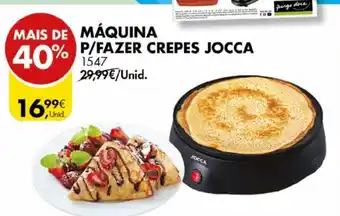 Pingo Doce Máquina P/Fazer Crepes Jocca 1547 promoção