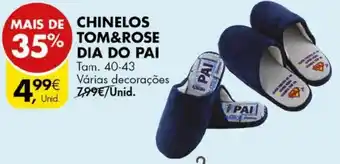 Pingo Doce Chinelos Tom&Rose Dia Do Pai promoção