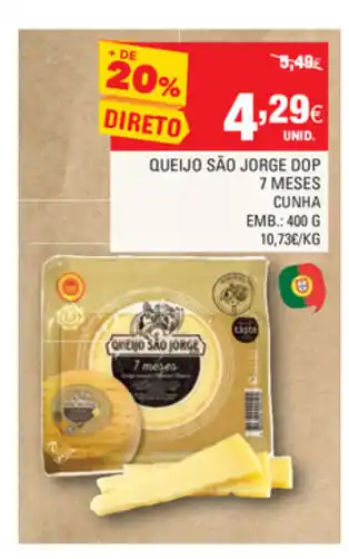 Queijo Jorge DOP 7 Meses Cunha 400g