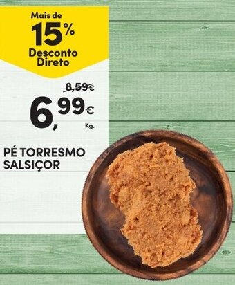 Continente Pé Torresmo Salsiçor promoção