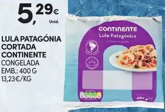 Continente Lula Patagónia Cortada Continente 400g promoção