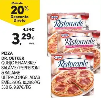 Continente Pizza Dr. Oetker 320g/330g promoção