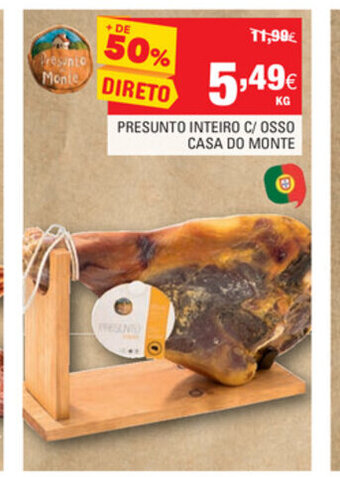 Continente Presunto Inteiro C/ Osso Casa do Monte promoção