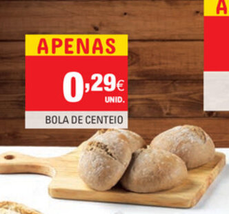 Continente Bola de Centeio promoção