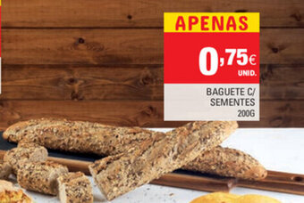 Continente Baguete C/ Sementes 200g promoção