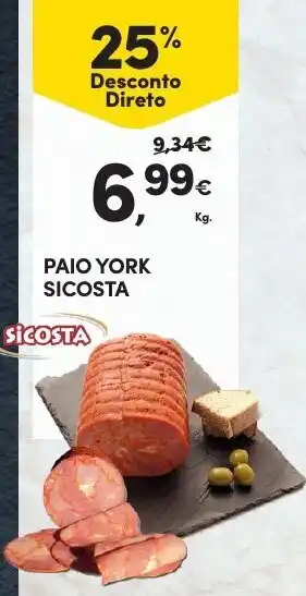 Continente Paio York Sicosta promoção