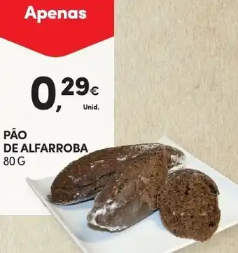 Continente Pão de Alfarroba 80g promoção