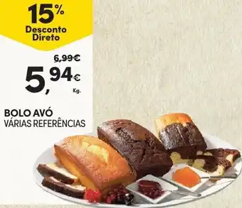Continente Bolo Avó promoção