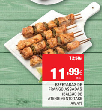 Continente Espetadas de Frango Assadas promoção