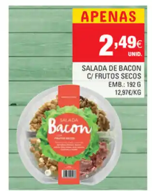 Continente Salada de Bacon C/ Frutos Secos 192g promoção