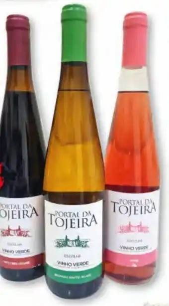 Bolama Vinho Verde Portal da Tojeira Branco/Tinto/Rosé 0,75lt promoção