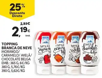 Topping Branca de Neve 365g/380g/390g
