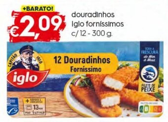 Bolama Douradinhos Iglo Forníssimo c/12-300g promoção