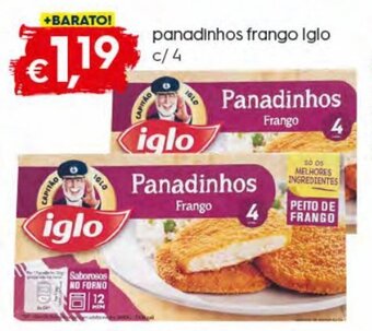 Bolama Panadinhos Frango Iglo c/4 promoção