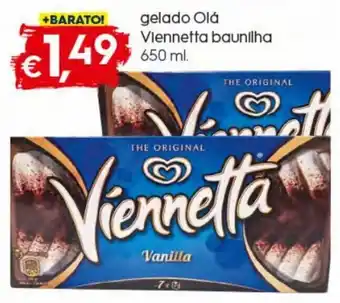 Bolama Gelado Olá Viennetta Baunilha 650ml promoção