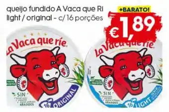 Bolama Queijo Fundido a Vaca Que Ri Original/Light c/16 promoção