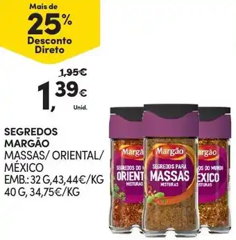 Continente Segredos Margão 32g/40g promoção