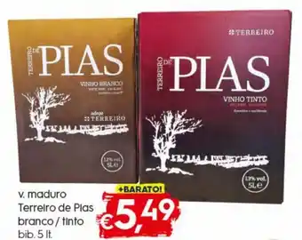 Bolama V. Maduro Terreiro de Pias Branco/Tinto 5lt promoção
