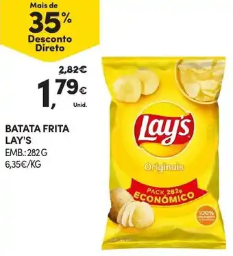 Continente Batata Frita Lay's 282g promoção