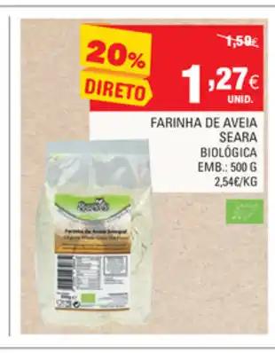 Farinha de Aveia Seara Biológica 500g
