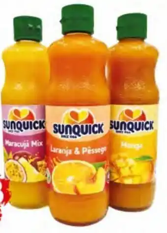 Bolama Concentrado Sunquick Manga Laranja Pêssego Maracujá Mix 0,58lt promoção