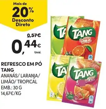 Continente Refresco em Pó Tang 30g promoção