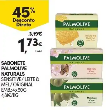 Sabonete Palmolive Naturals 4x90g