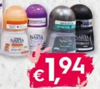 Bolama Desodorizante Narta Men / Women Roll-on 50ml promoção