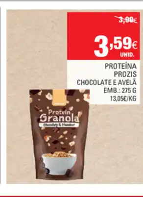 Continente Proteína Prozis 275g promoção