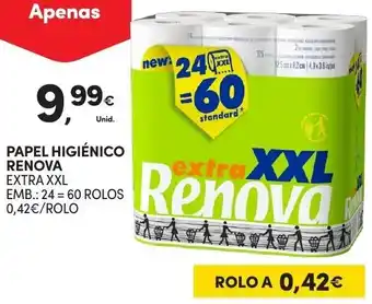 Continente Papel Higiénico Renova 24=60 Rolos promoção