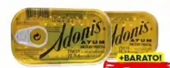 Bolama Atum Adonis Óleo Vegetal 120g promoção