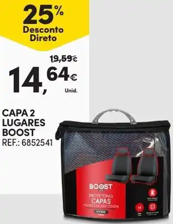 Continente Capa 2 Lugares Boost promoção