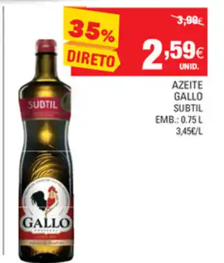 Zeite Gallo Subtil 0,75L