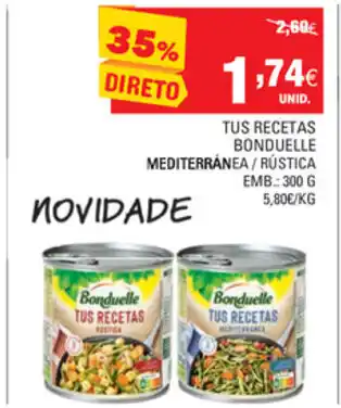 Continente Tus Recetas Bonduelle 300g promoção