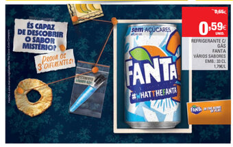 Continente Refrigerante C/ Gás Fanta 33cl promoção