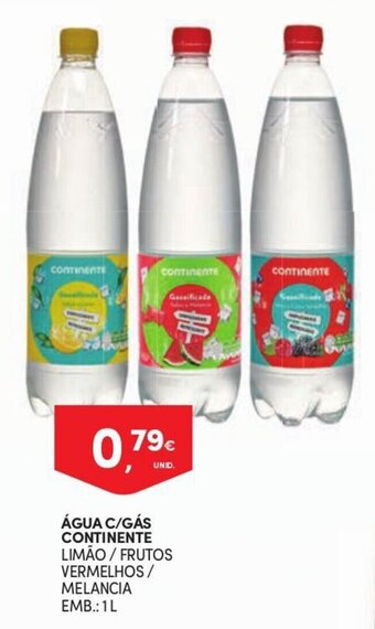Continente Água s/Gás Continente 1L promoção