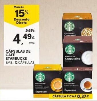 Cápsulas de Café Starbucks 12 cápsulas