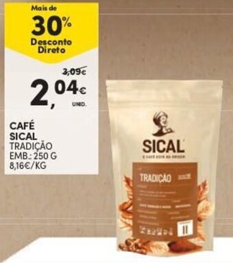 Continente Café Sical 250g promoção