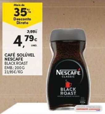 Continente Café Solúvel Nescafé 200g promoção