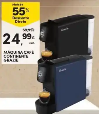 Continente Máquina Café Continente Grazie promoção