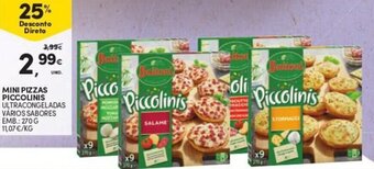 Continente Mini Pizzas Piccolinis 270g promoção