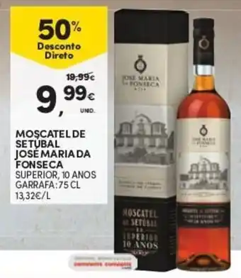Continente Moscatel de Setúbal José Maria da Fonseca 75cl promoção