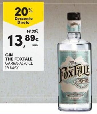 Continente Gin The Foxtale 70cl promoção