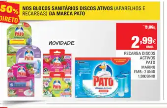 Continente Recarga Discos Ativos Pato 2 Unid promoção