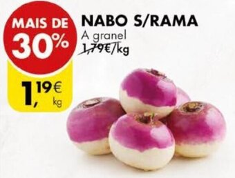 Pingo Doce Nabo s/Rama promoção