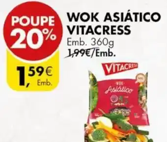 Pingo Doce Wok Asiático Vitacress 360g promoção
