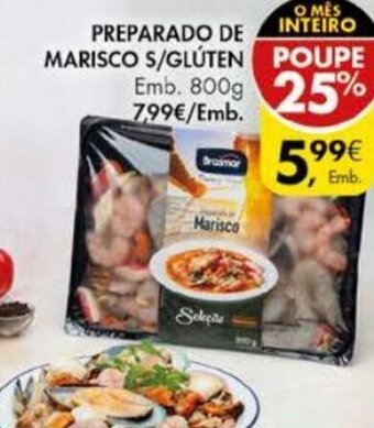 Pingo Doce Preparado de Marisco s/Glúten 800g promoção