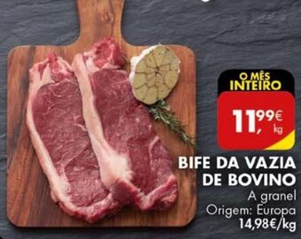Pingo Doce Bife da Vazia de Bovino promoção